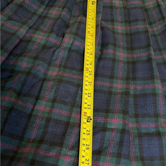 Pendleton Womens Skirt Plaid Authentic Tartan Virgin Wool Size 6 USA Vintage - Picture 5 of 10